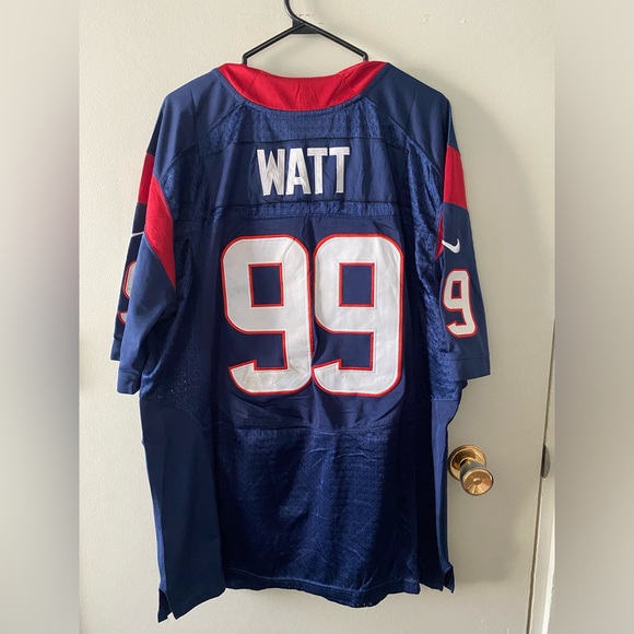 Men's NFL J.J. Watt Houston Texans Nike Vapor Limited Jersey - Navy - Picture 1 of 6